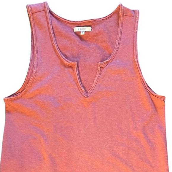 Z Supply Sleeveless T-Shirt Mini Midi Dress Size Small - Picture 11 of 12